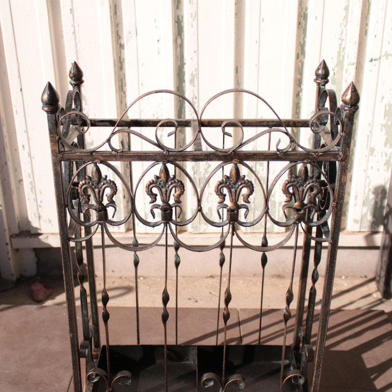 アイアン アンブレラスタンド 傘立て ブラック 収納 128-030