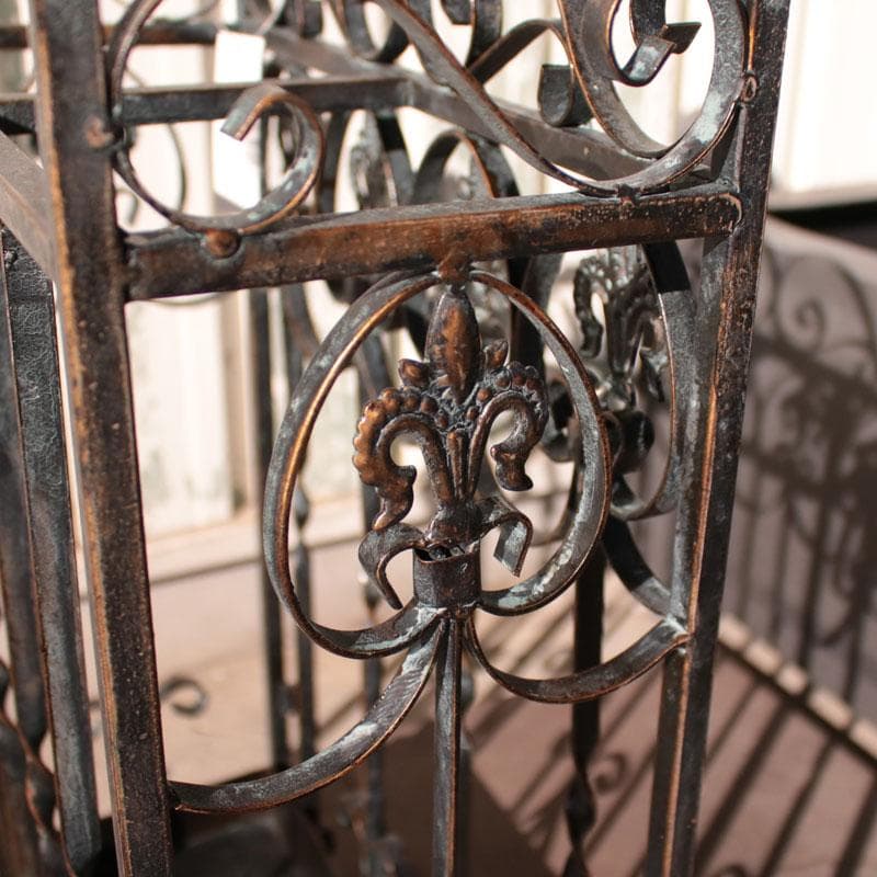 アイアン アンブレラスタンド 傘立て ブラック 収納 128-030