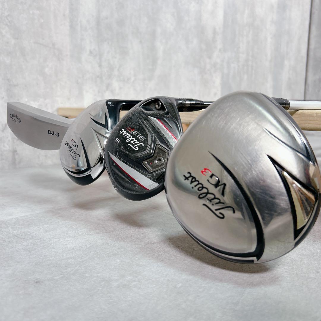 V459 タイトリスト メンズ ゴルフ クラブ セット 15点 豪華 かっこいい