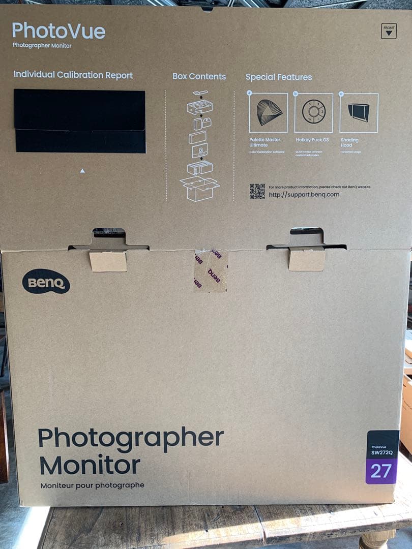 【美品】BenQ PhotoVue SW272Q ディスプレイ本体