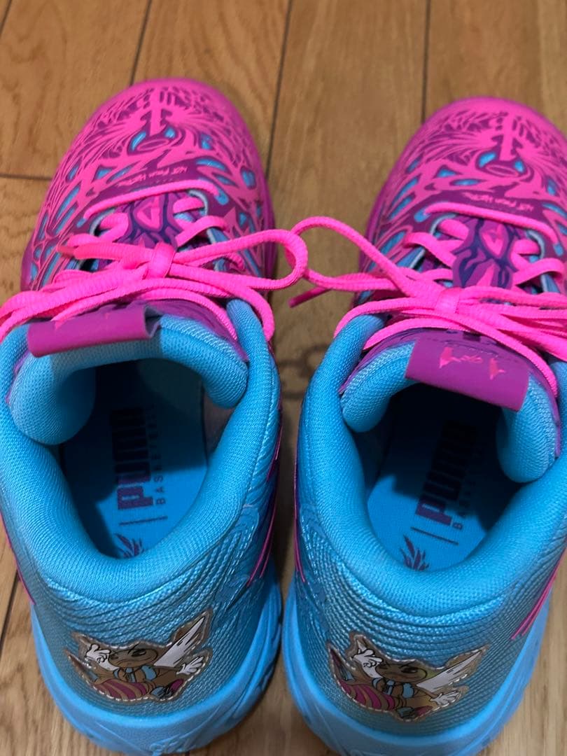 プーマPUMA バッシュ IRIDESCENT HORNETSラメロ・ボール美品