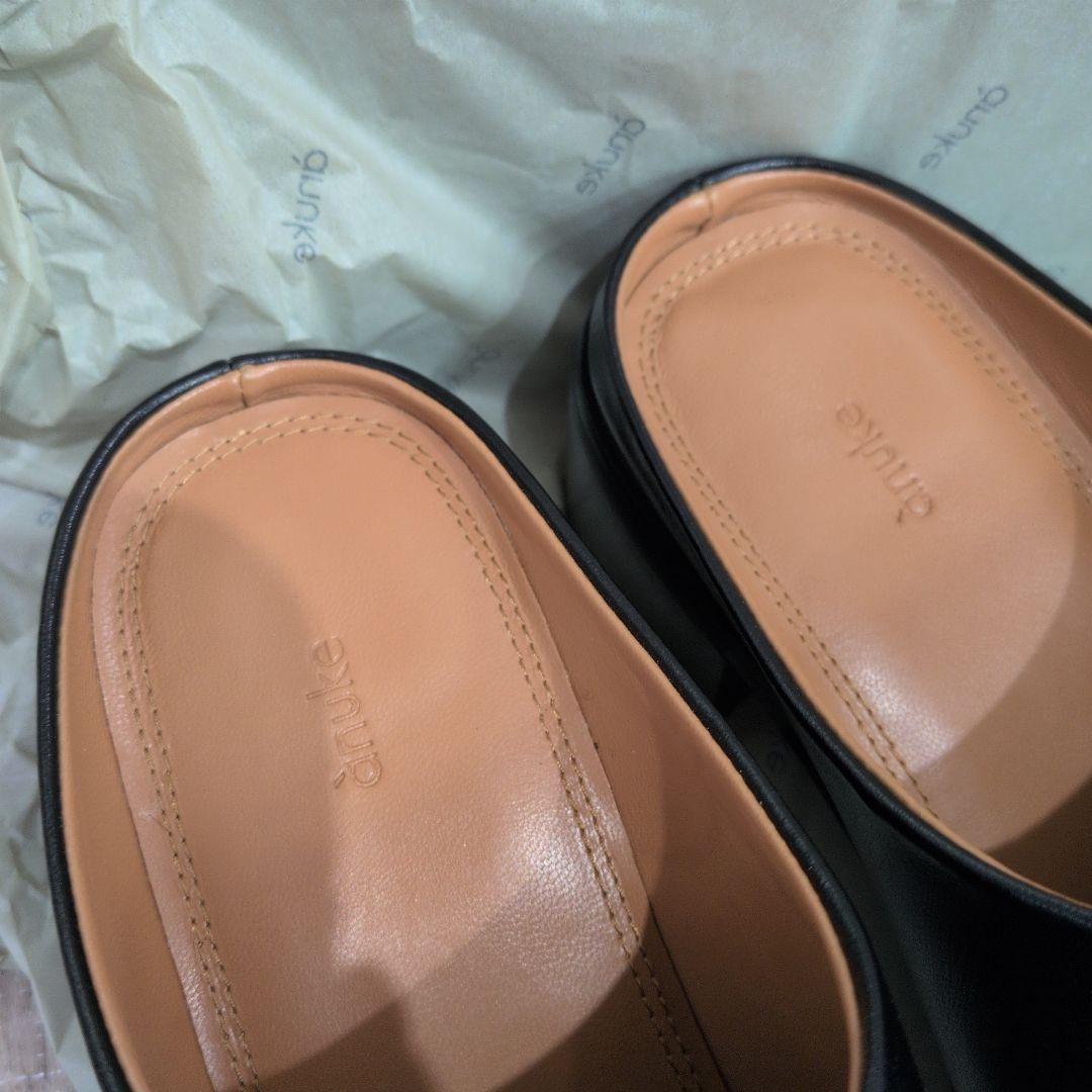 アンヌーク　anuke黒 サボサンダル サイズ37