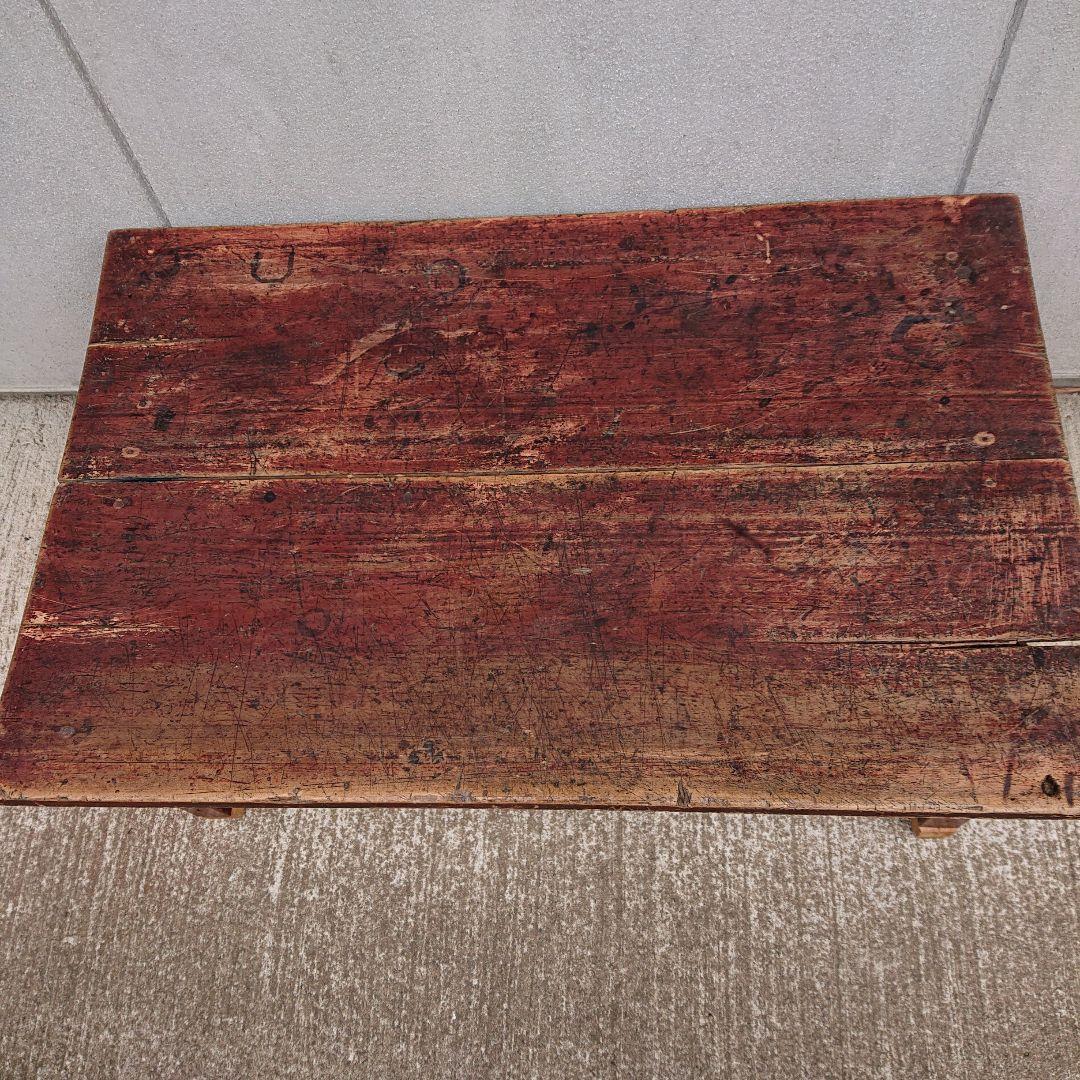 アンティーク レトロ 木製文机 古民家 大正 昭和