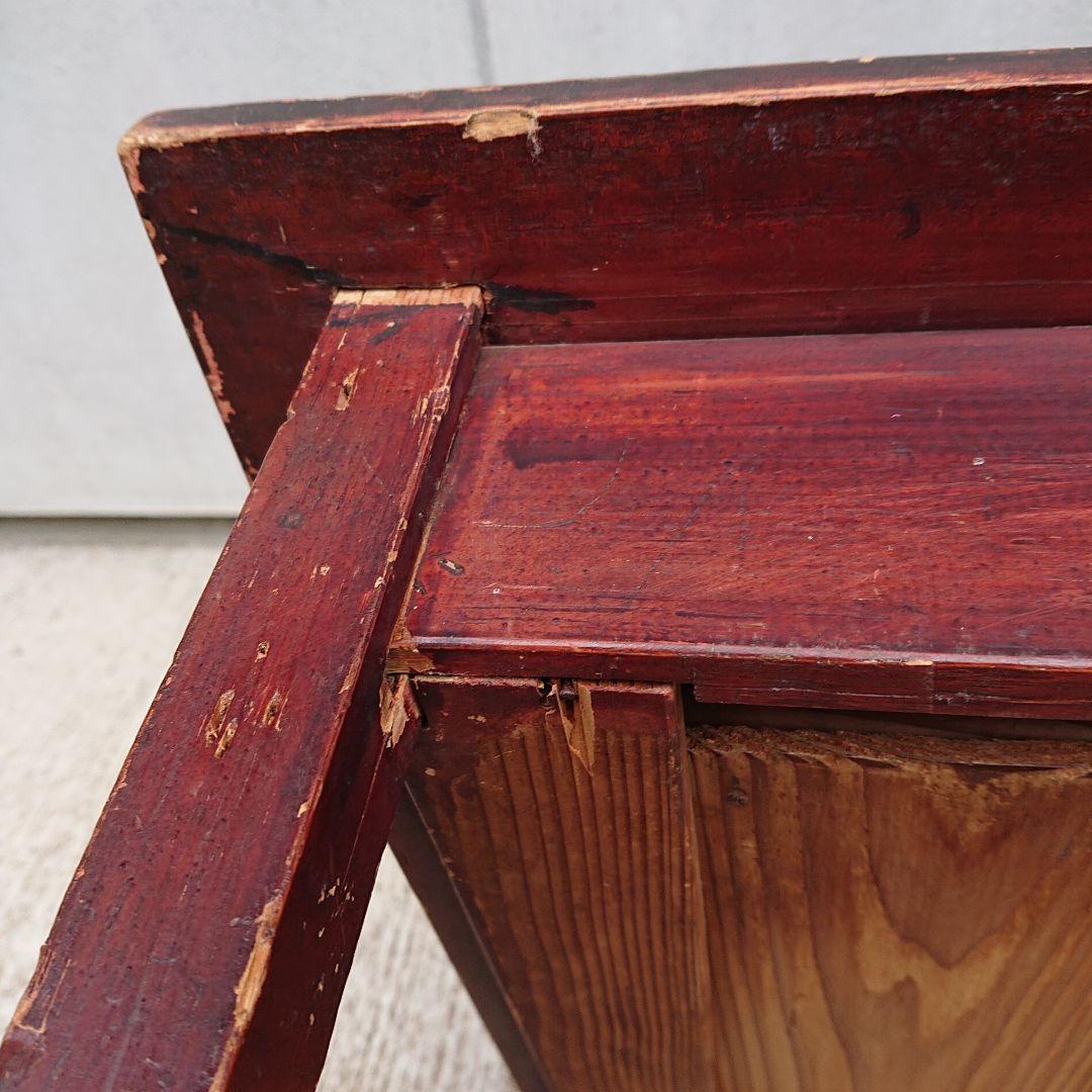 アンティーク レトロ 木製文机 古民家 大正 昭和