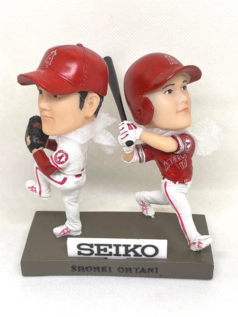 【SEIKO 非売品】 大谷翔平二刀流ボブルヘッド フィギュア　エンゼルス