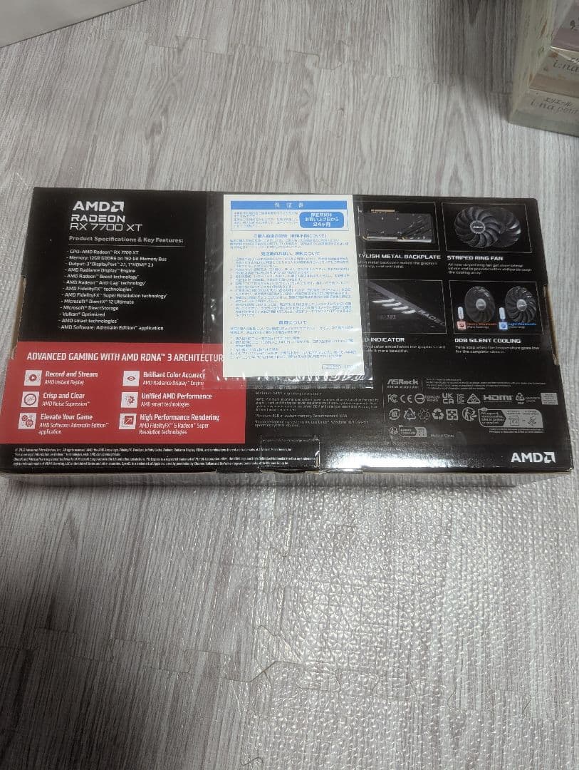 ASRock Radeon RX 7700 XT 12GB OC 新品