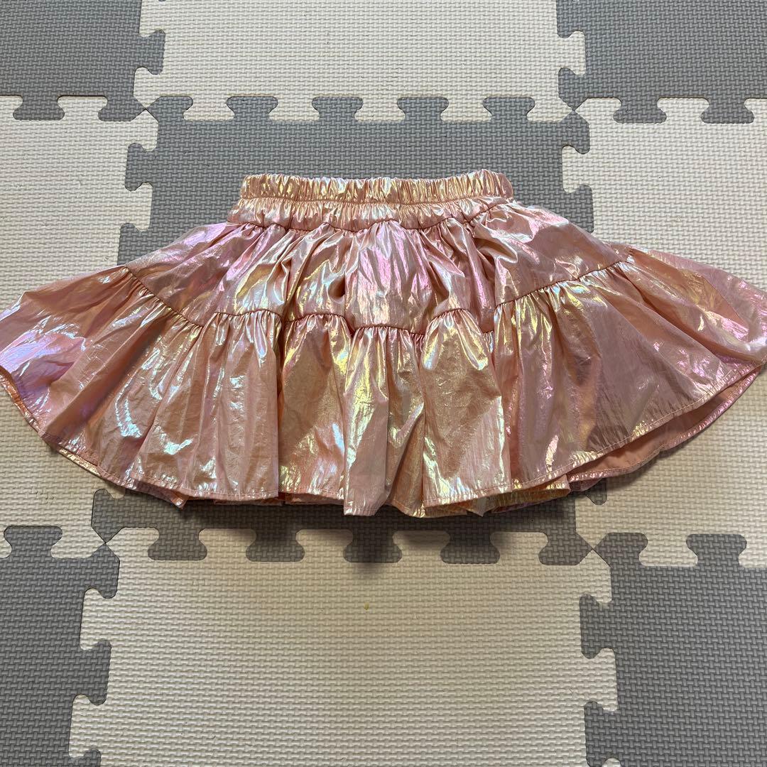 wonny ribbon オーロラスカート ピンク