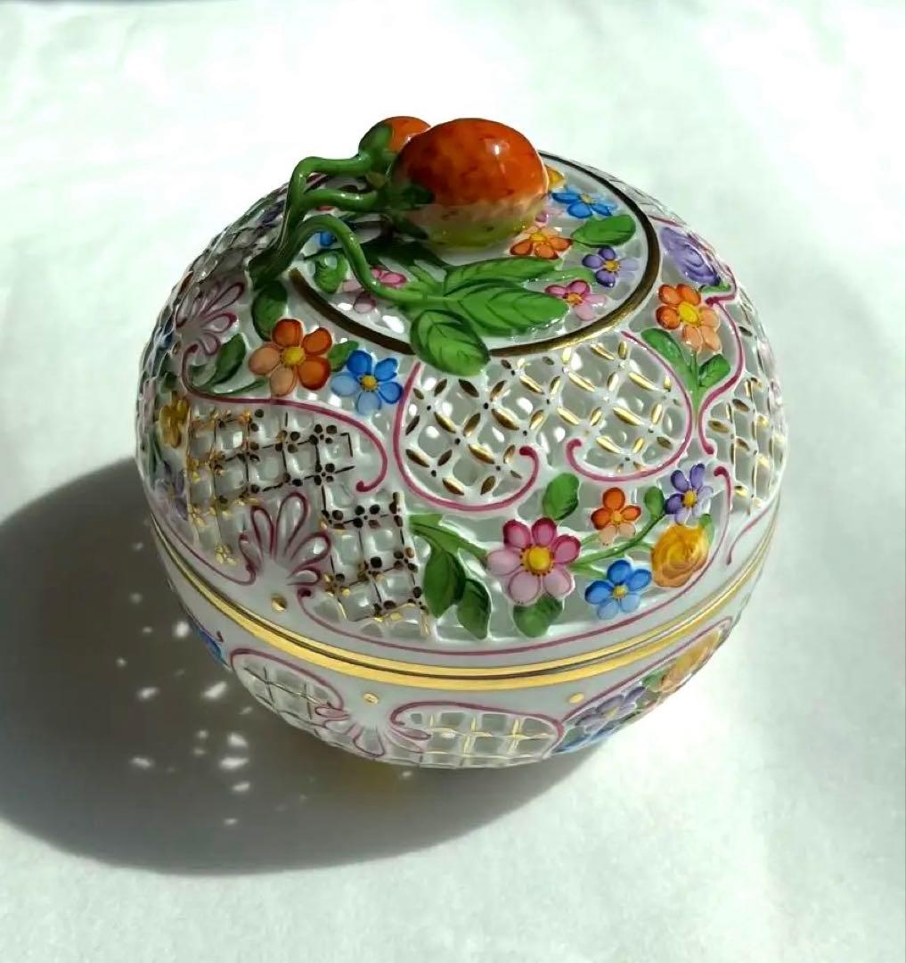 ヘレンド　ファンタジー　ボンボニエール　極美品