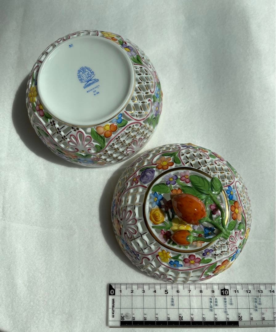 ヘレンド　ファンタジー　ボンボニエール　極美品