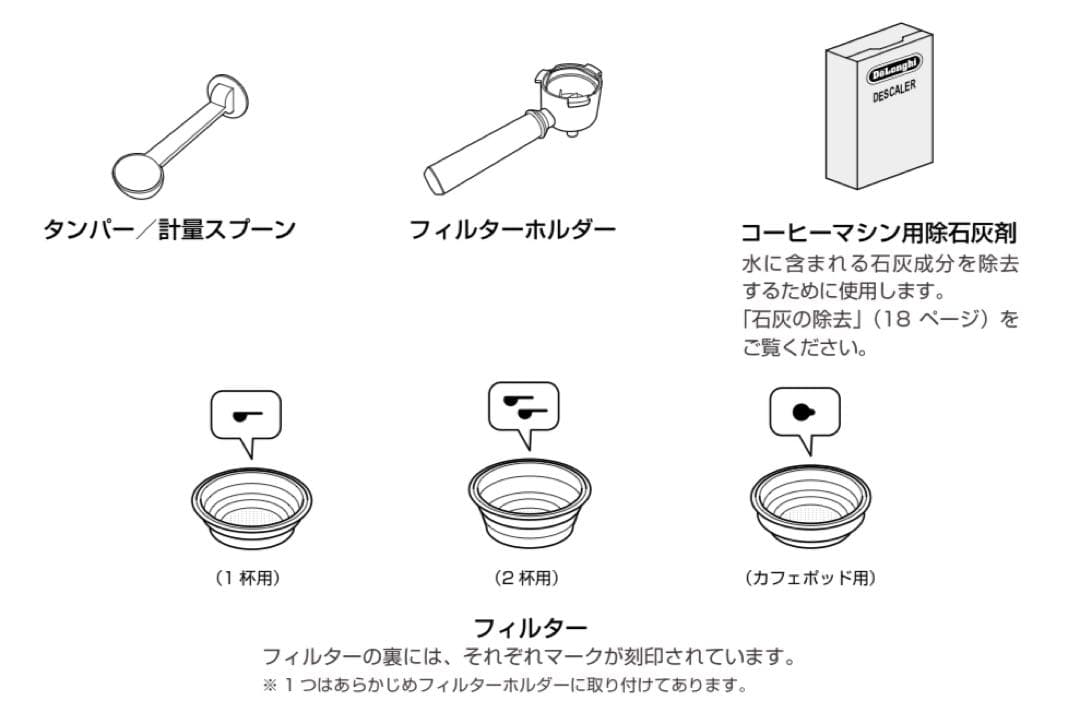 デロンギ デディカ エスプレッソ・カプチーノメーカー　EC680M