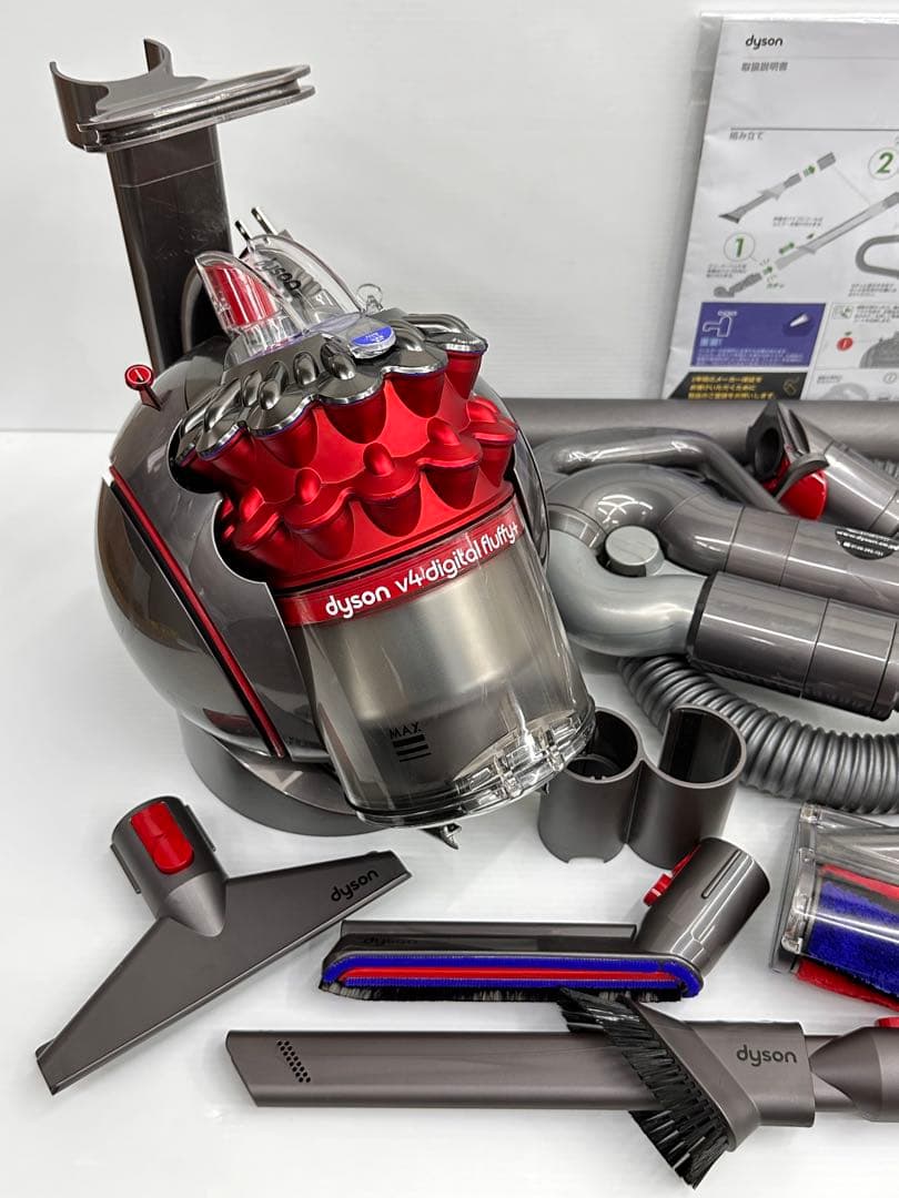 動作保証品　ダイソン　CY29　サイクロン掃除機　V4 Digital 本体　赤