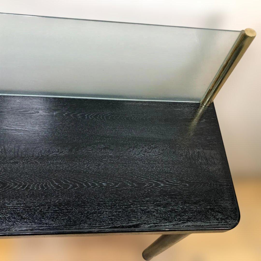 【送料無料】店舗什器 ハイカウンター テーブル ガラス間仕切り 251109