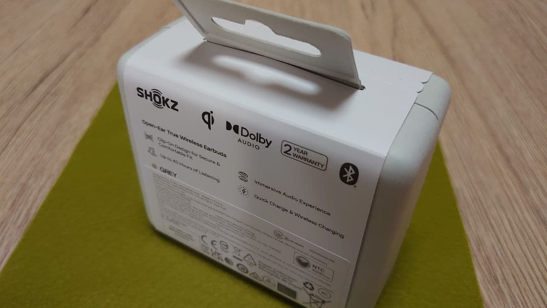 【新品未開封】SHOKZ OPEN DOTS ONE ワイヤレスイヤホン