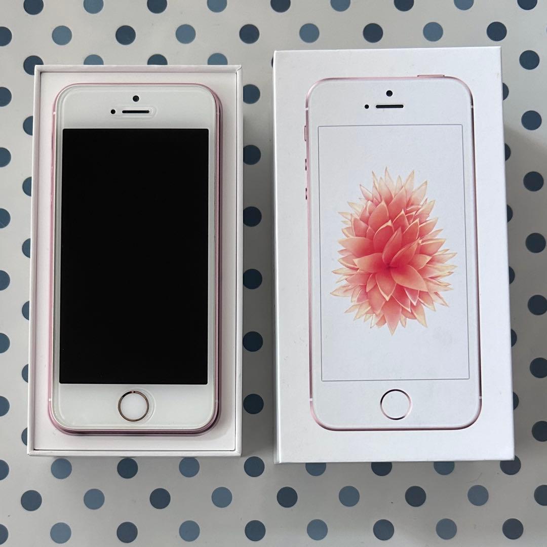iPhone SE 第一世代 SIMフリー ローズピンク64GB 本体