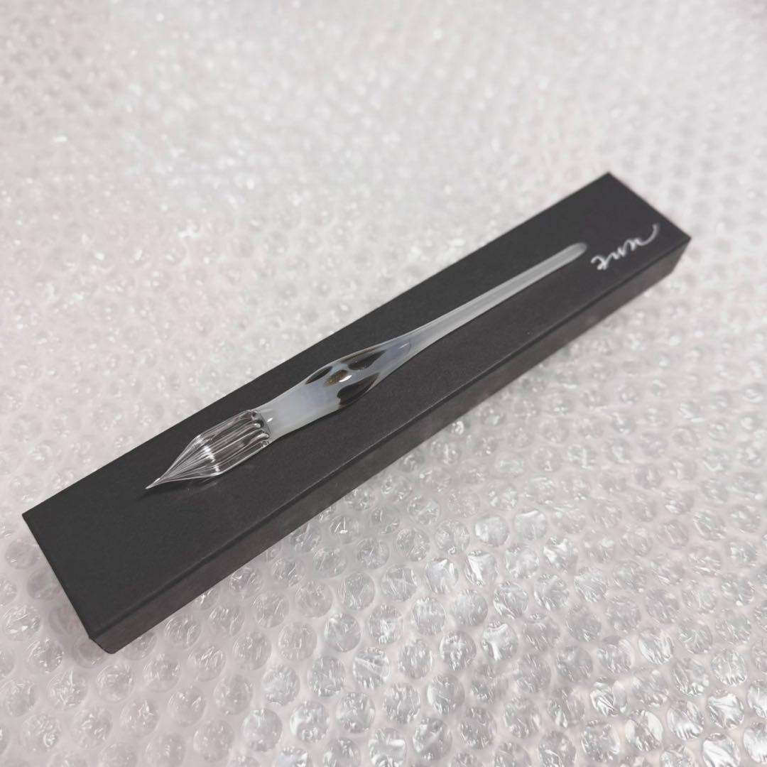 ガラス工房aun ガラスペン ラメみけ