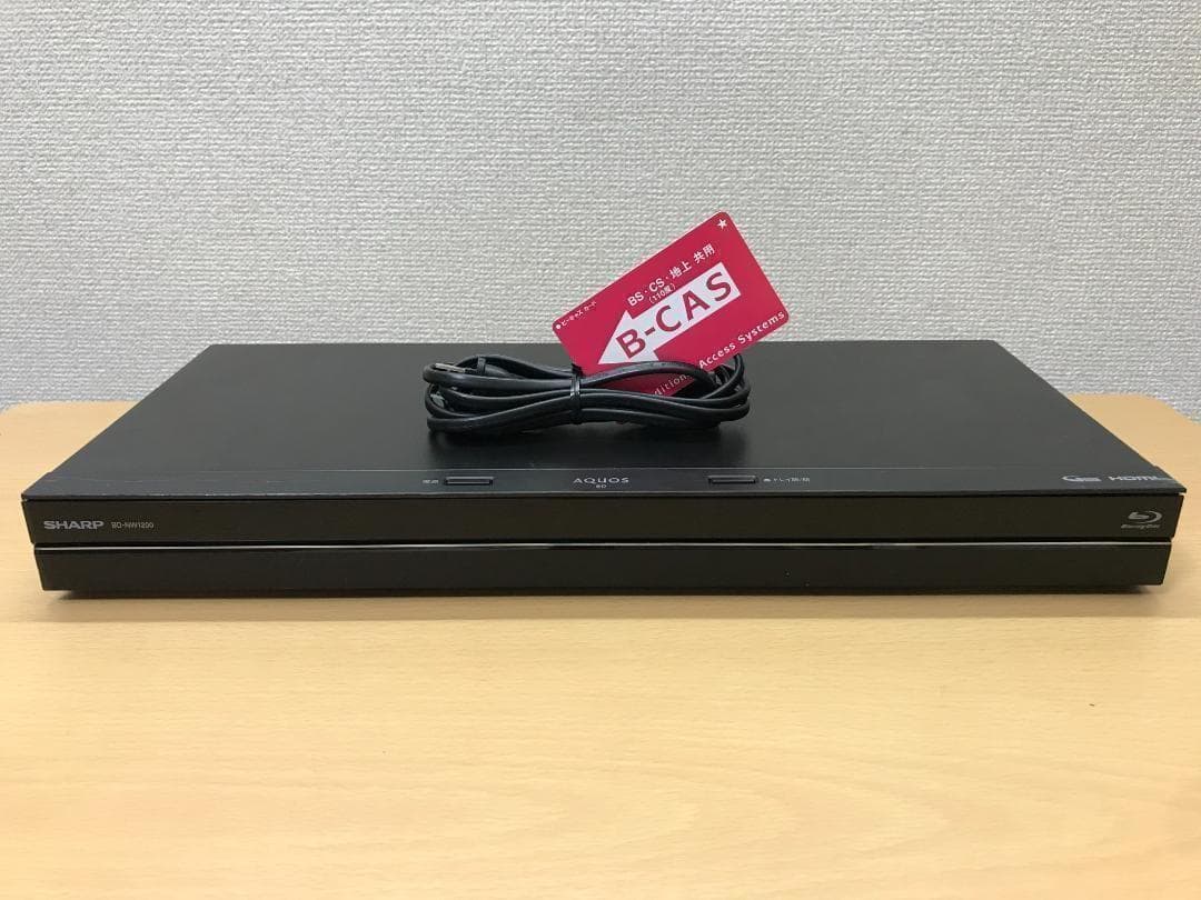 シャープ ブルーレイレコーダー 「BD-NW1200」 動作品①