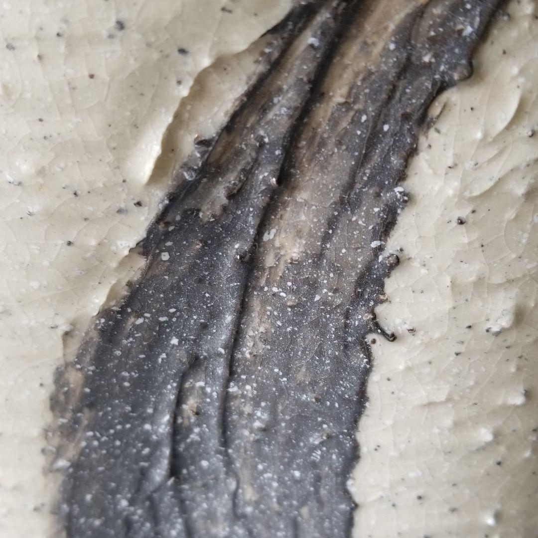 信楽焼傘立て   練り込み 高さ４３cm