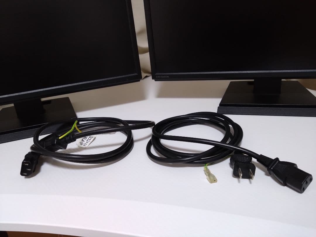 2台21.5型ワイド液晶ディスプレイLCD-MF224ED 広視野角ADSパネル