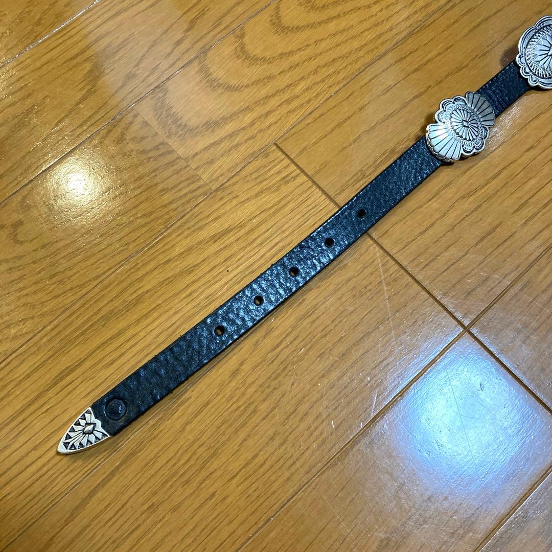 RUST MOOD コンチョレザーベルト　黒