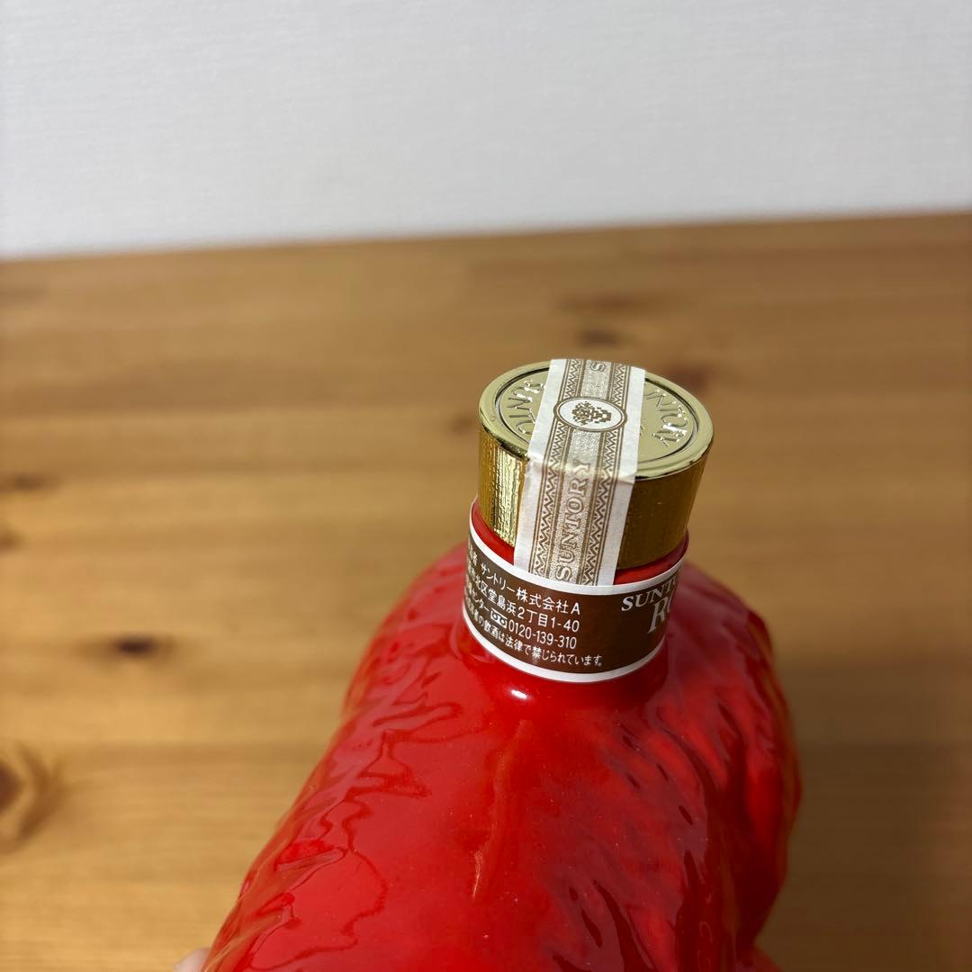 サントリーウイスキー　ローヤル15年　2003 赤干支　陶器ボトル　未開封