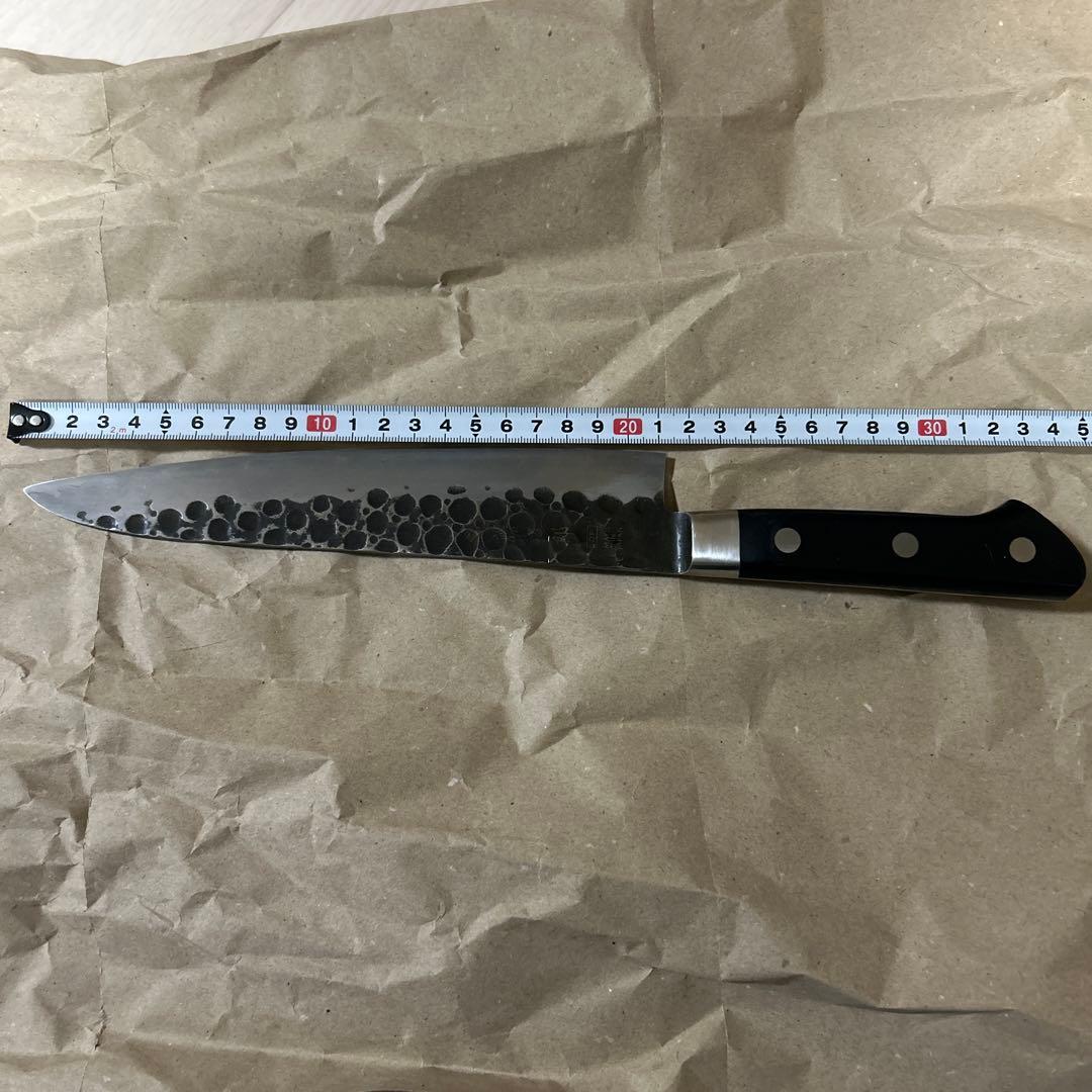 藤次郎　牛刀　DP 槌目　刃渡21cm