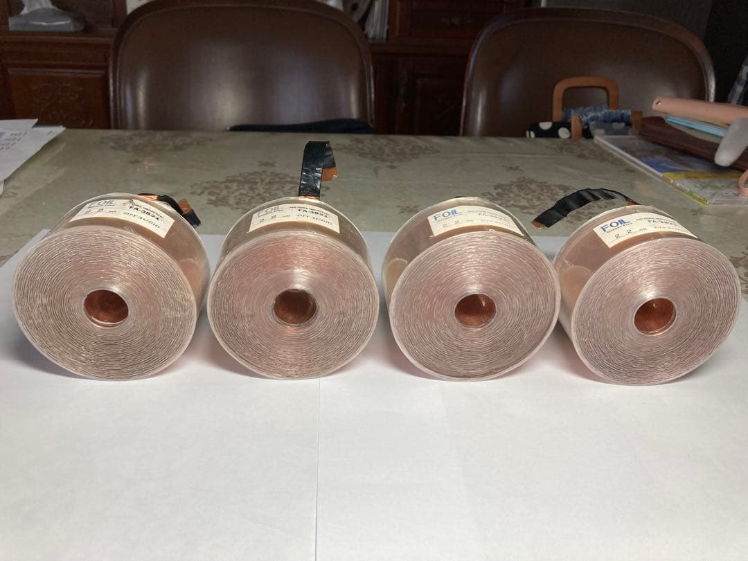 DIY AUDIO OFC 銅箔コイル FA-3821 2.2mH 4個