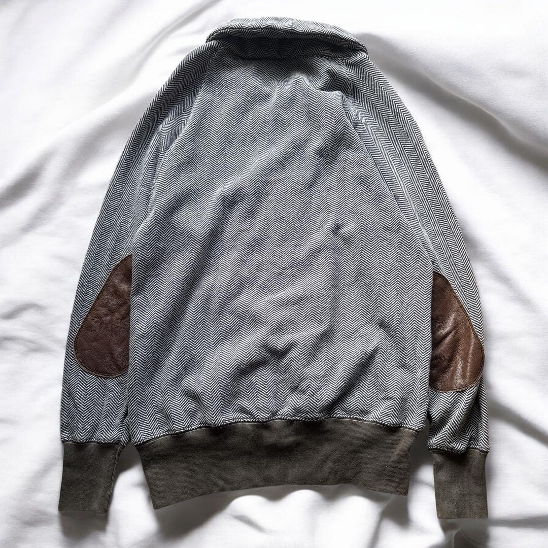 ✨希少✨キャピタル　スウェット プルオーバー ショールカラー エルボーパッチ