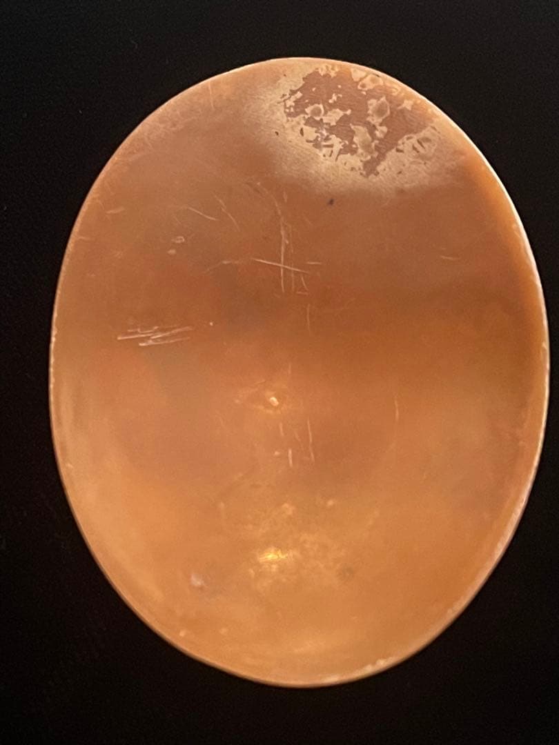 【新品】ＦＣＯ氏作　女性彫刻 高級シェルカメオルース 60ｍｍ×45ｍｍ