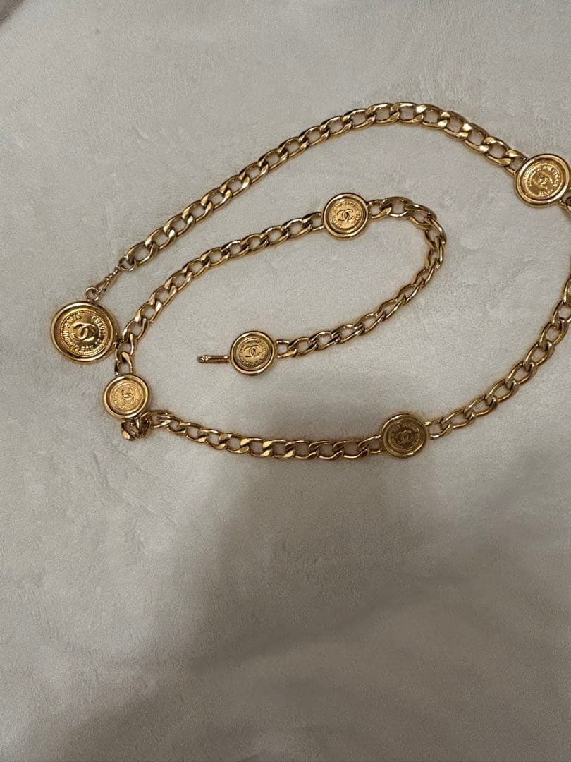 CHANEL ゴールド チェーンベルト1メートル２cm