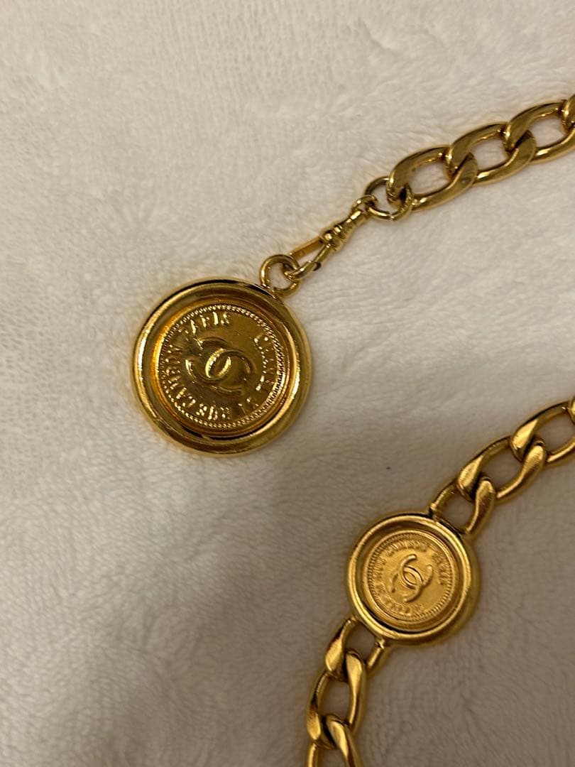 CHANEL ゴールド チェーンベルト1メートル２cm