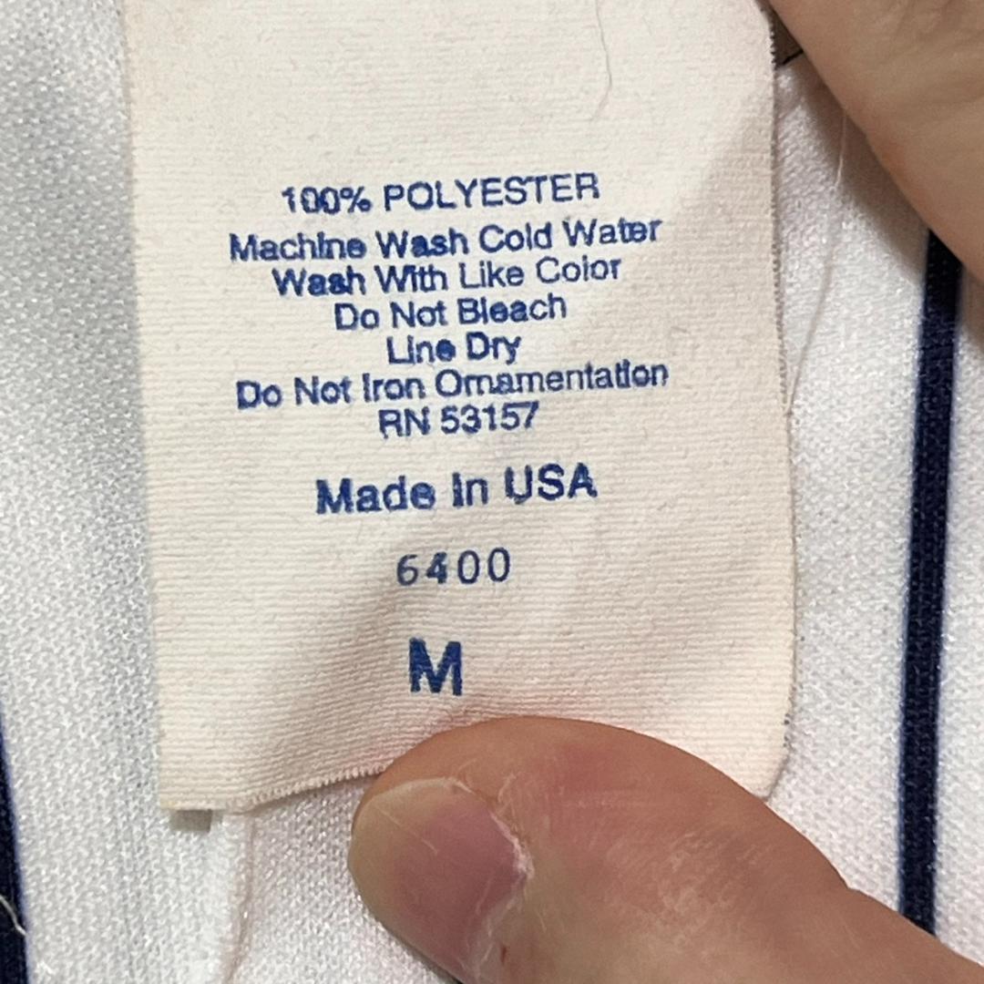 55番 USA製 MLB Majestic ヤンキース ベースボールシャツ 松井