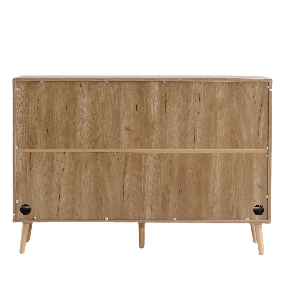 人気再入荷！サイドボード チェストラタン調　収納棚 整理タンス 北欧　収納 箪笥