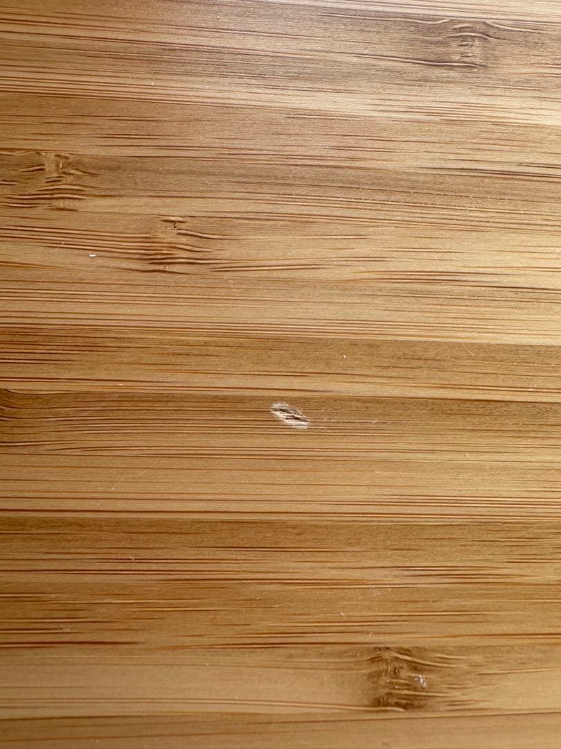 IKEA LILLÅSEN リルオーセン バンブーデスク ホワイト脚 3引き出し