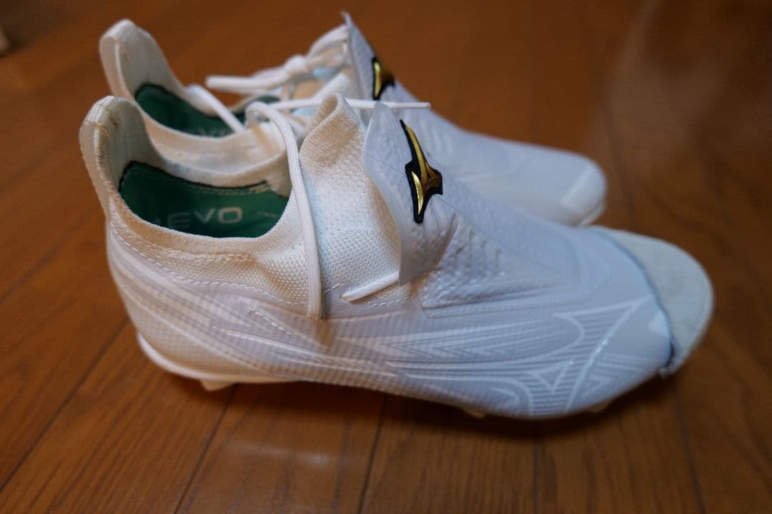 Mizuno ホワイト スパイク　ミズノプロ　26.5　ライトレボプロGS