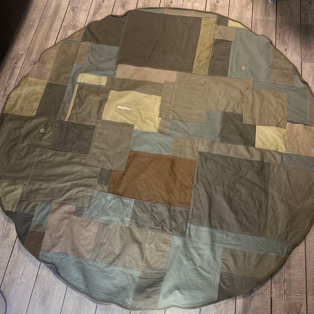 希少リミテッドエディション パッチワークミリタリカーペット