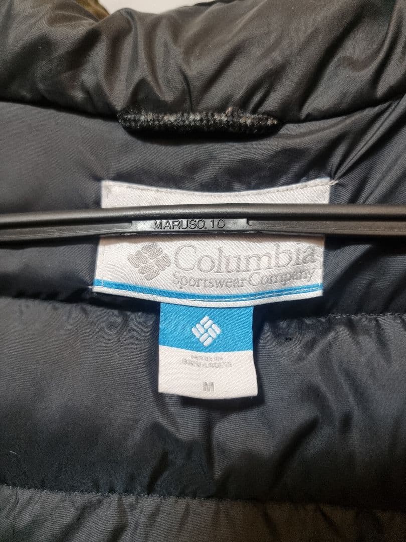Columbia オリーブ ダウンジャケット