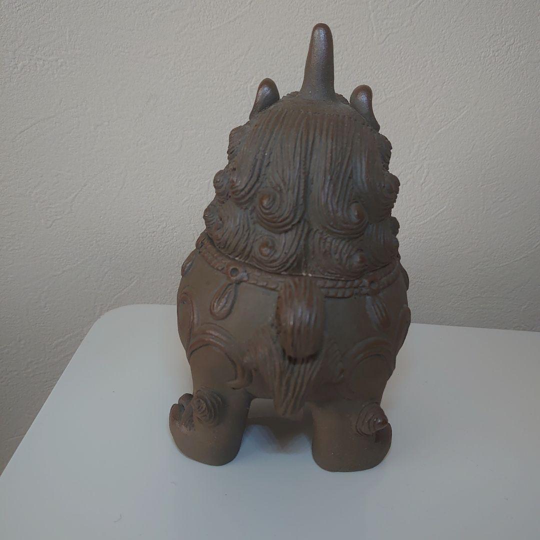 【希少】香炉シーサー やちむん　壺屋焼