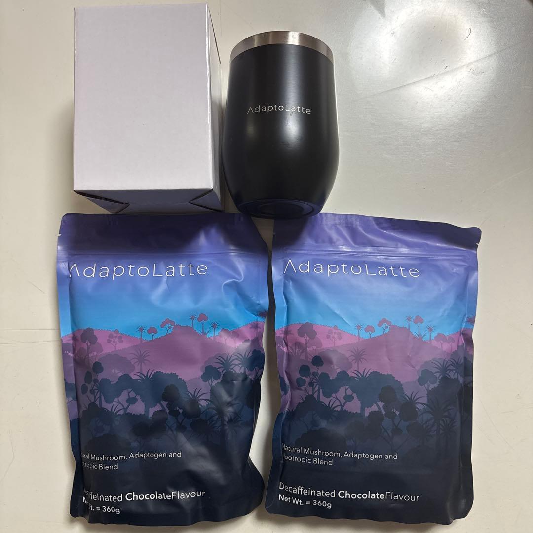 アダプトラテ　デカフェ　タンブラー2個付き