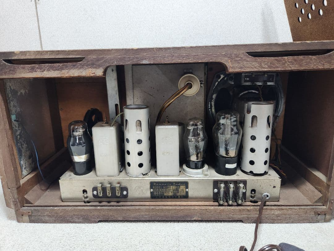 レトロ 真空管ラジオ 七欧通信機 6S-23 NANAOLA ジャンク 貴重