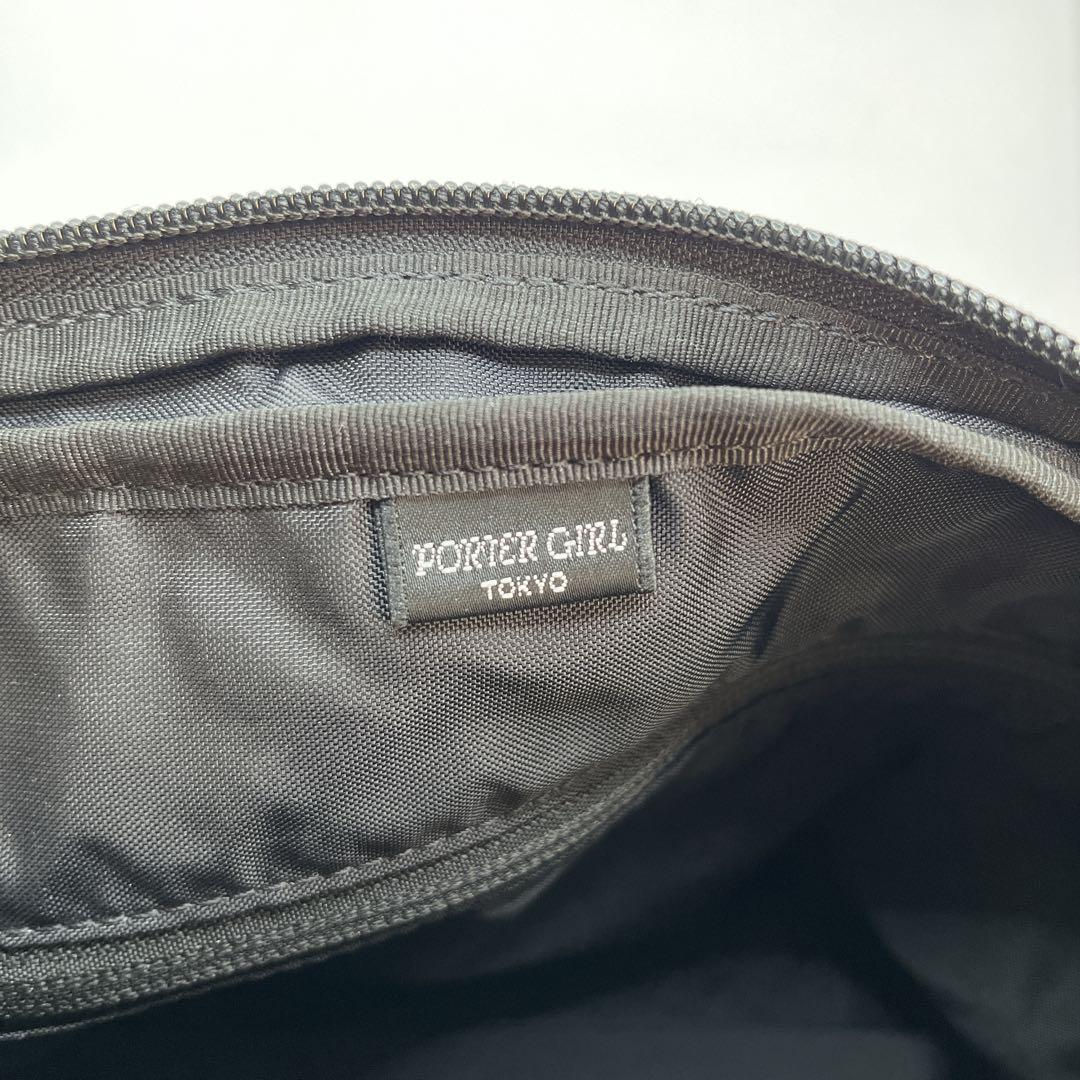 廃番品 美品　ポーター　ガール　ムース　MOUSSE L ブラック　ナイロン