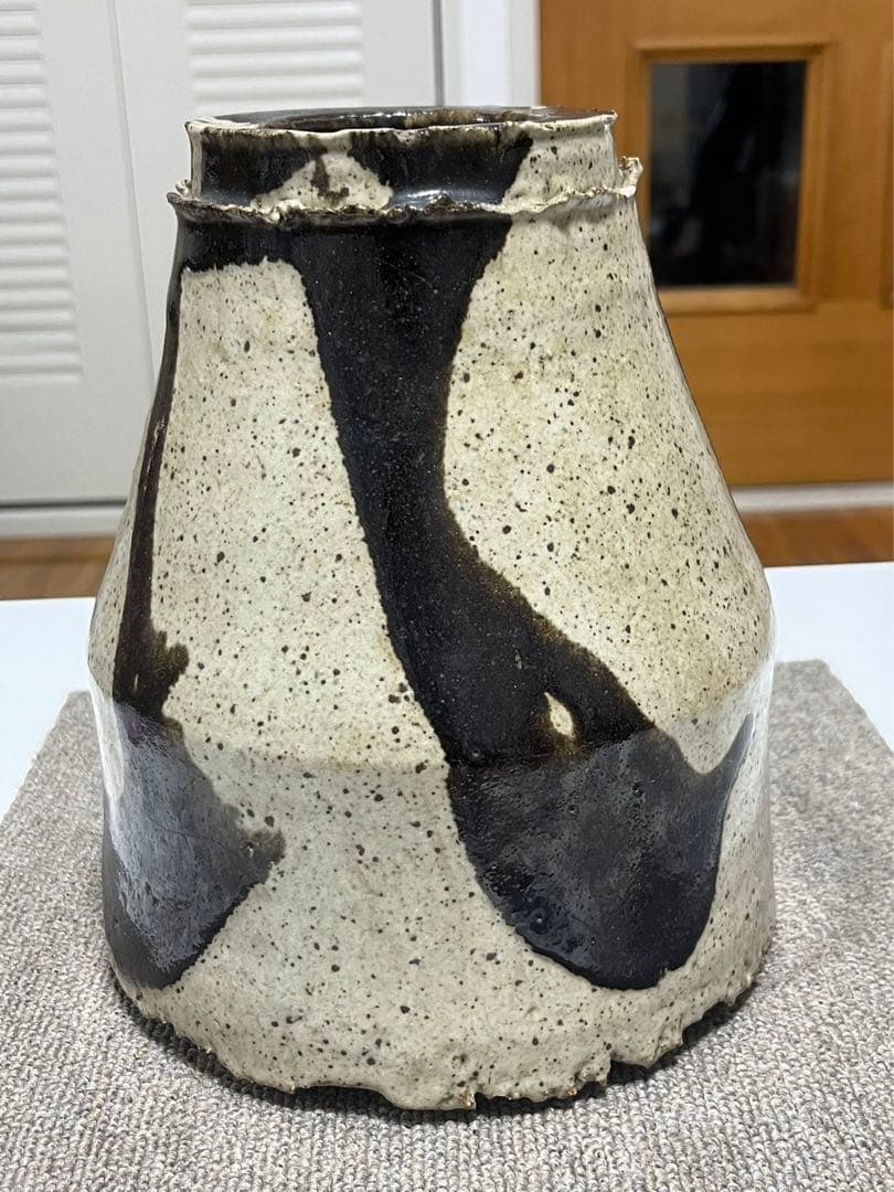 古琉球 人間国宝 古美術 在銘 花器 花瓶 花入 昭和期