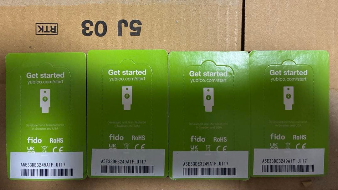 ［専用出品］新品未開封 Yubico YubiKey 5 NFC 4点