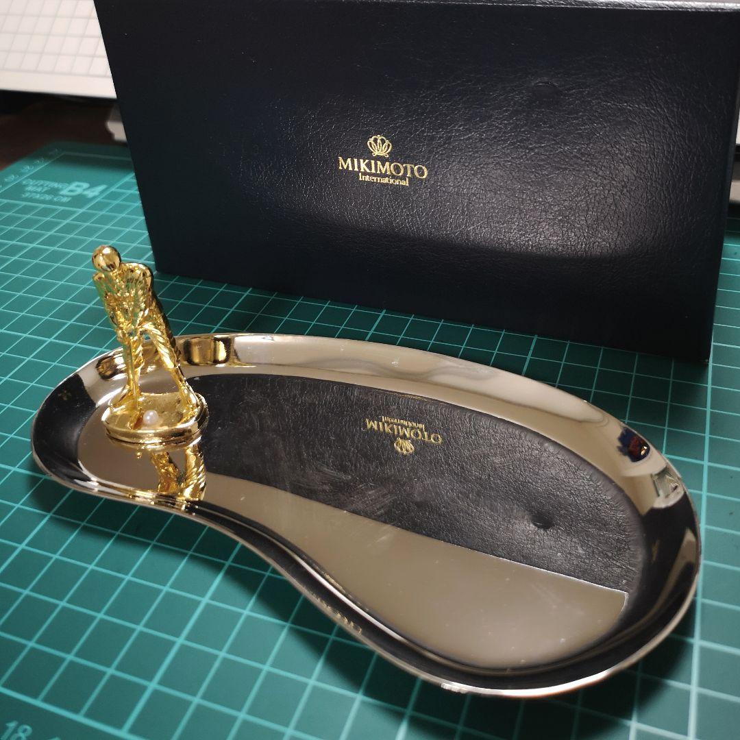 MIKIMOTO ジュエリートレイ ゴルフ パール付き ヴィンテージ【訳あり】
