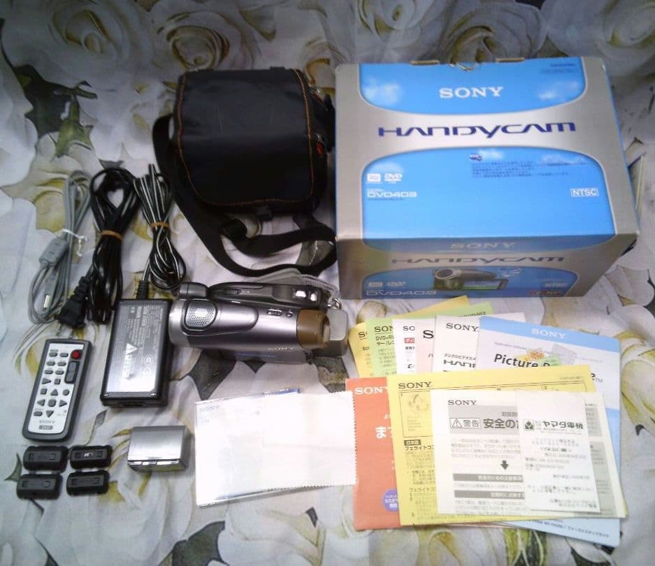 SONY　HANDYCAM DCR-DVD403　稼働品フルセット　美品中古品
