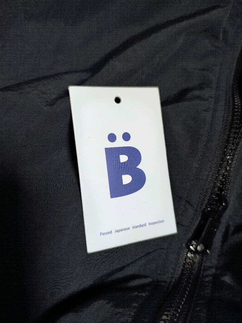 BONBON STORE リバーシブルフリースジャケット B5127 ブラック
