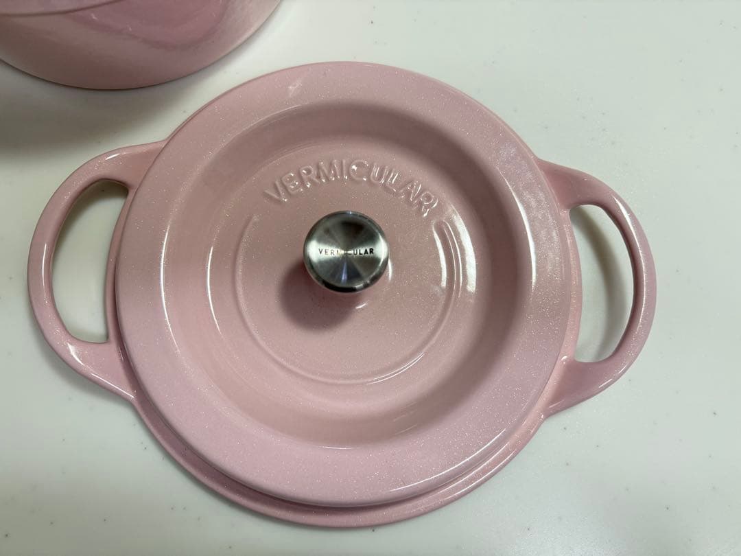 バーミキュラ VERMICULAR 22cm パールピンク 両手鍋