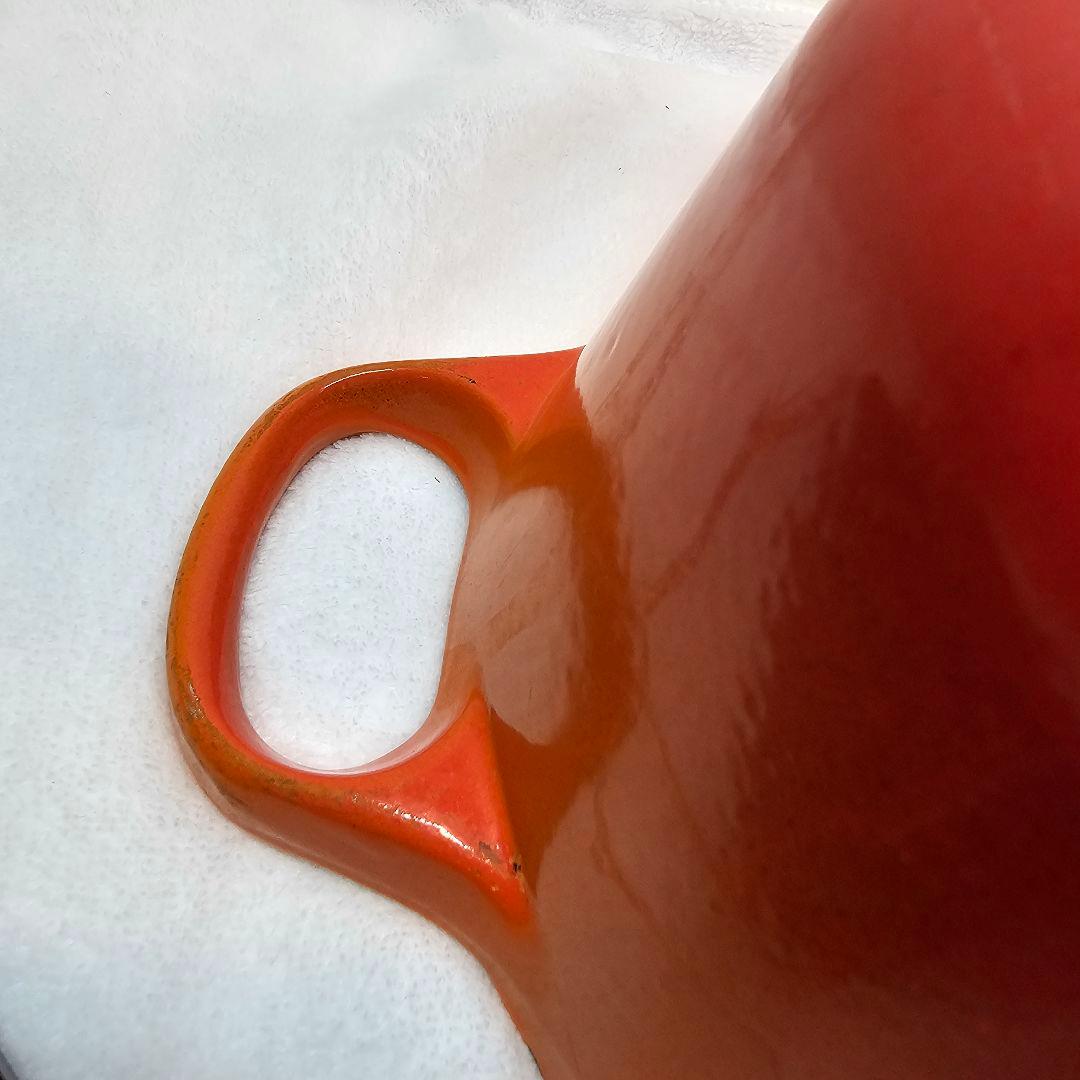 Le Creuset ル・クルーゼ オーバル両手鍋 オレンジ 25cm
