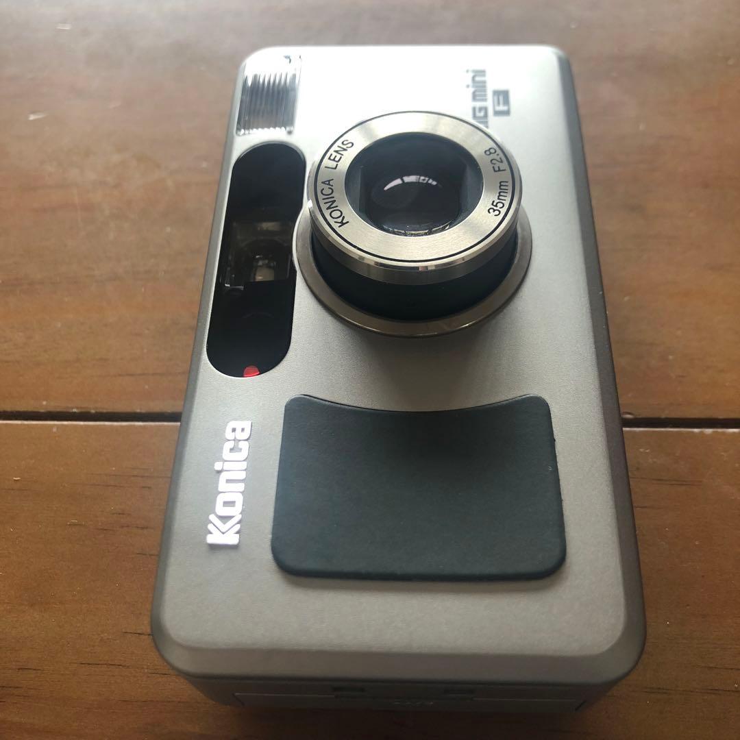 フィルムカメラ Konica Bigmini F 難あり コンパクトフィルム