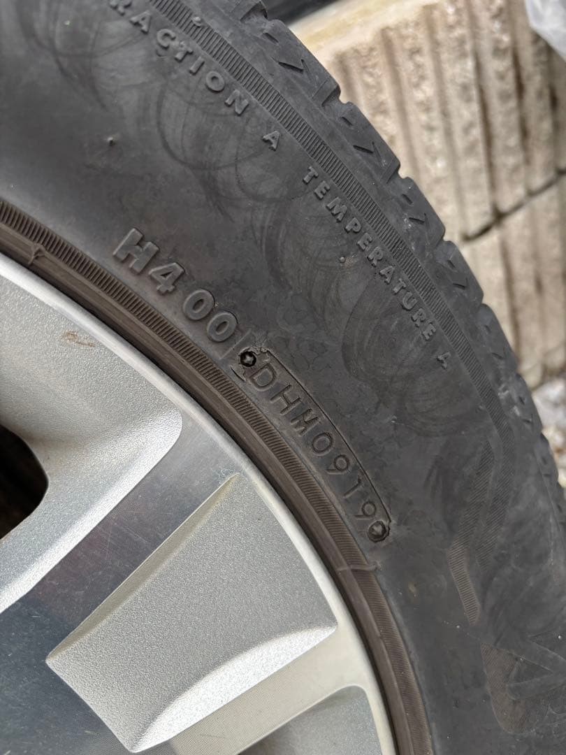 デリカd5 前期　純正ホイール&タイヤ　4本セット