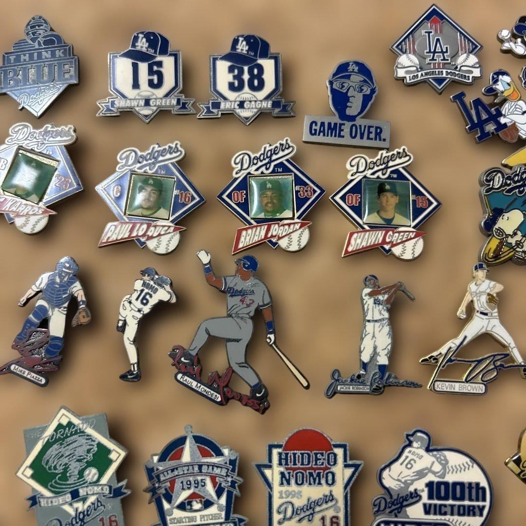 LA ロサンゼルス・ドジャース、野球 ピンバッジ色々☆ まとめ売り☆83個